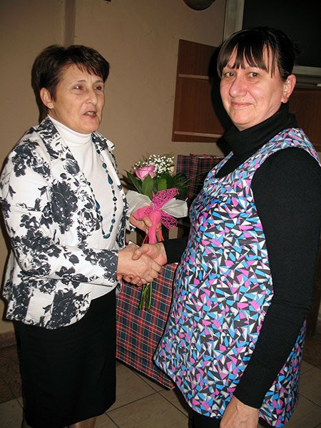 Uznanie pre celoročnú činnosť v Spolku (pre šitie krojov) členke Spolku žien Slovenka Anne Lačokovej